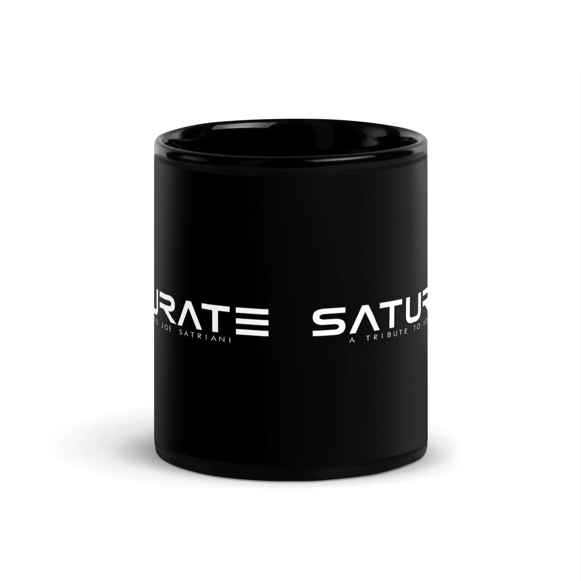 SATURATE LOGO Black Glossy Mug