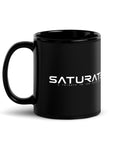 SATURATE LOGO Black Glossy Mug