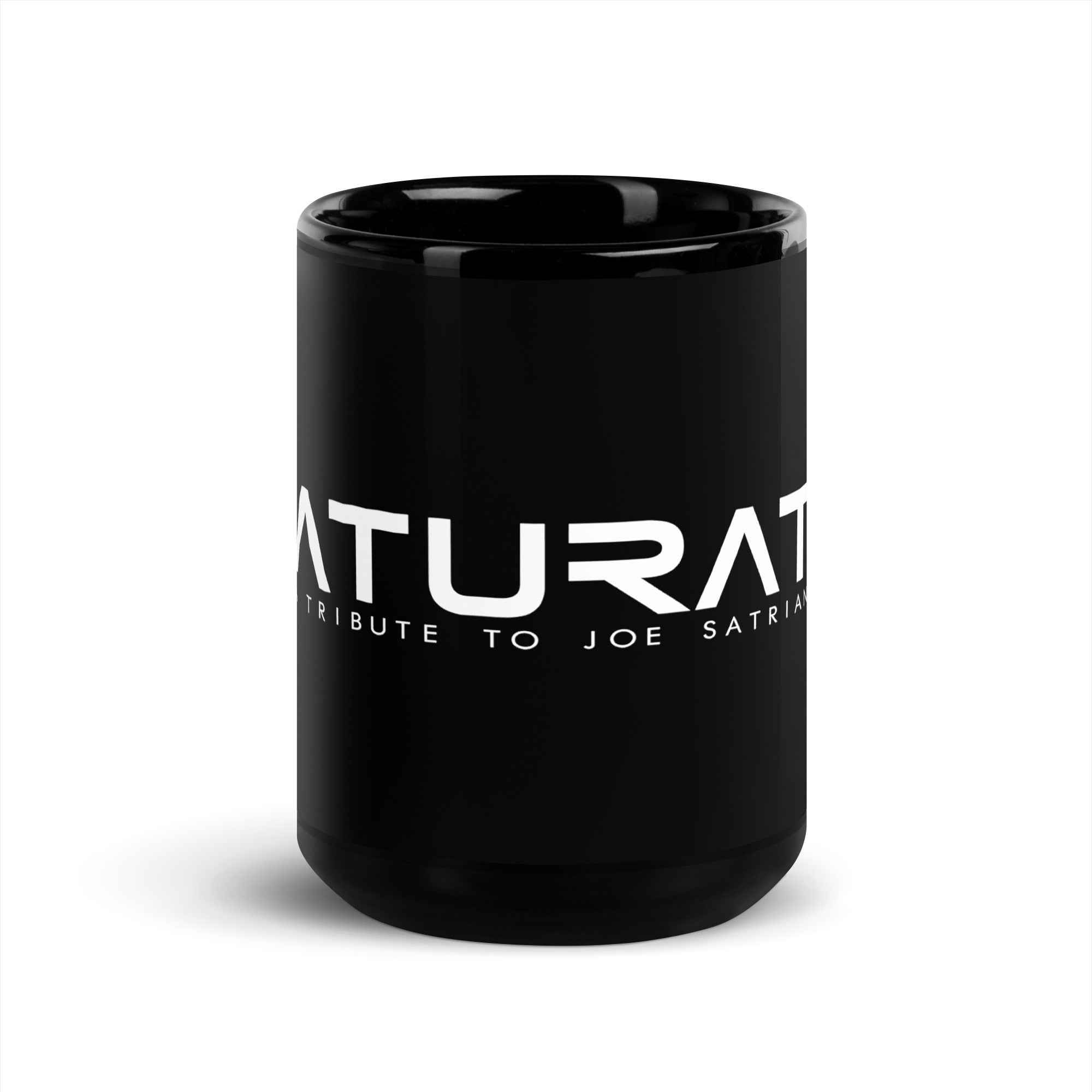 SATURATE LOGO Black Glossy Mug