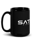SATURATE LOGO Black Glossy Mug