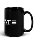 SATURATE LOGO Black Glossy Mug